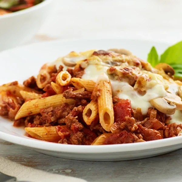 Penne Bolognese With Cheese