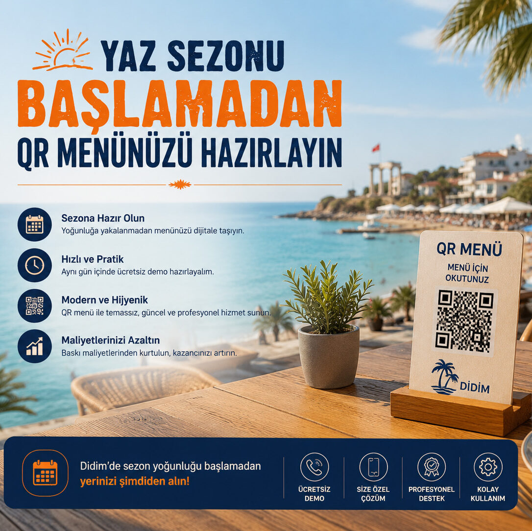 qr menü didim