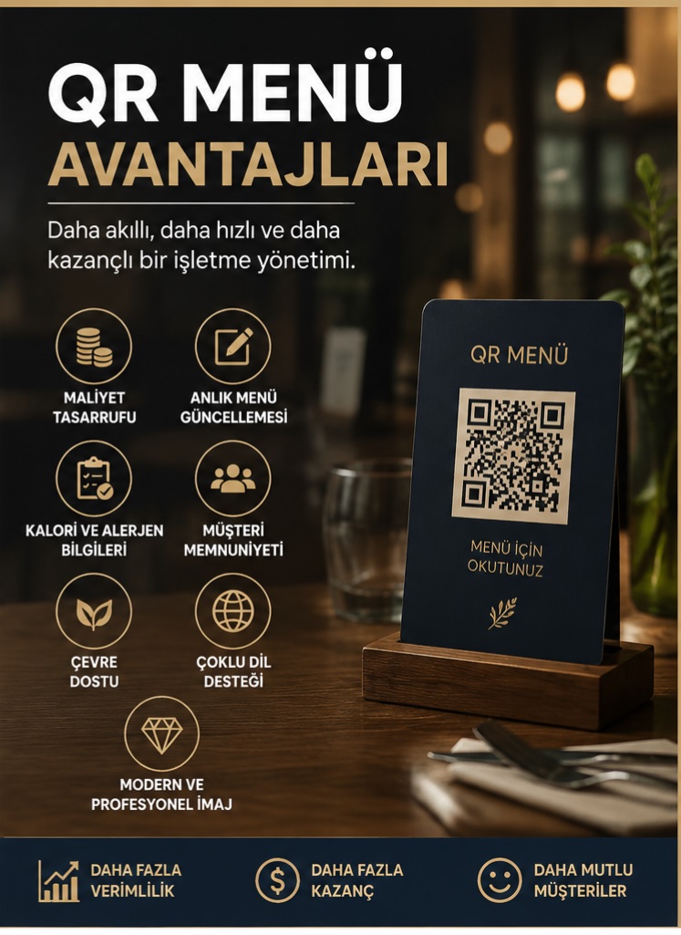 qr menü avantajları